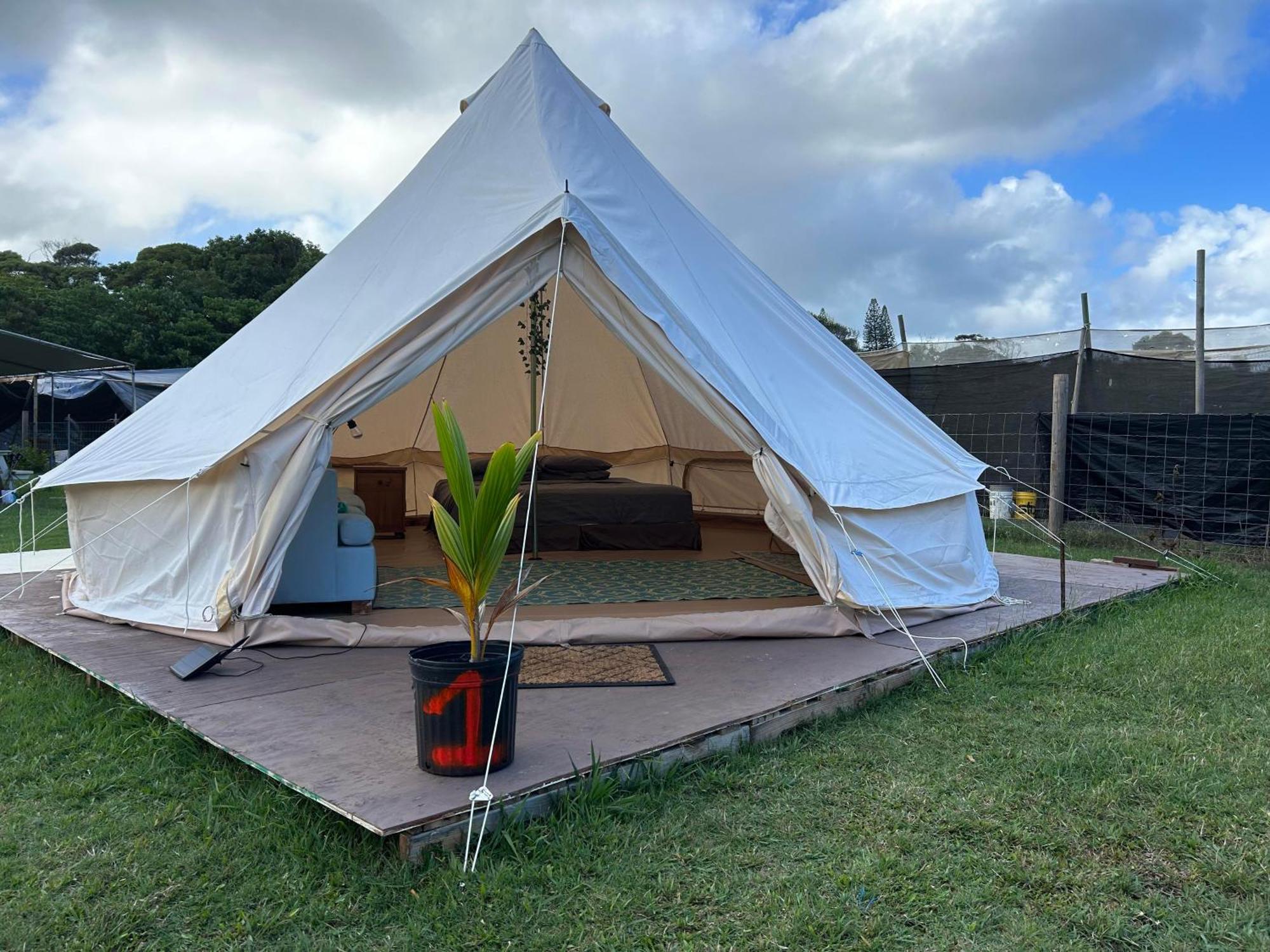 Maleka Farm: Tent Glamping North Shore Oahu Laie Kültér fotó